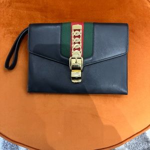 Vintage Authentic Gucci Clutch and wristlet